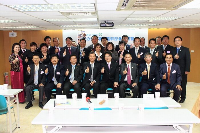 2009年分會理事長、秘書長及會務幹部蒞會參訪